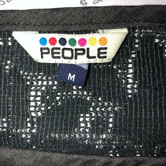 Free People Short‎ Sleeve Mesh floral Dress - Picture 3 of 4